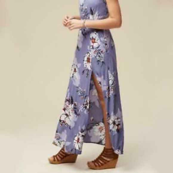 Altar’d State Purple Floral Huelva Maxi Small - Picture 2 of 10